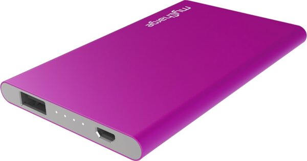 Pink 3600 mAh Rechargeable Power Bank